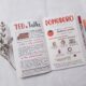a recipe book with a recipe and a pencil